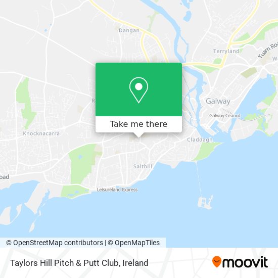 Taylors Hill Pitch & Putt Club map
