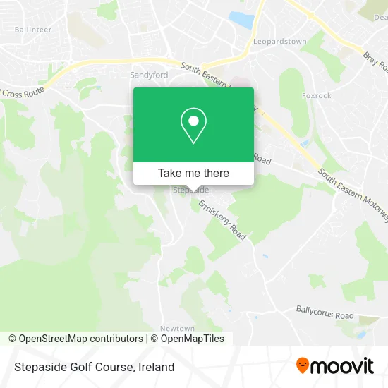 Stepaside Golf Course map