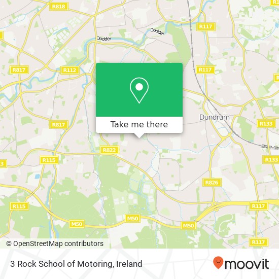 3 Rock School of Motoring map