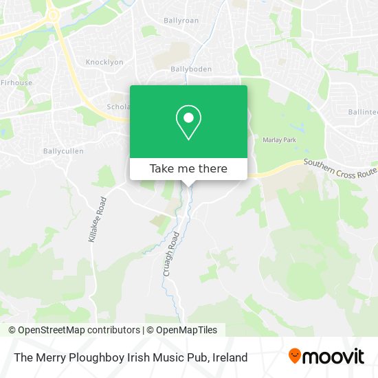The Merry Ploughboy Irish Music Pub map