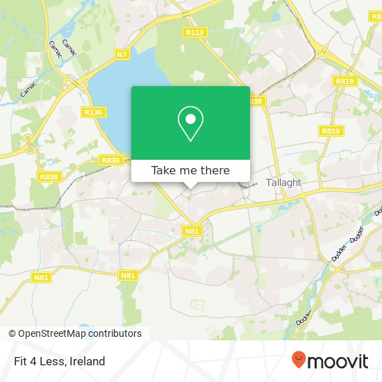 Fit 4 Less map