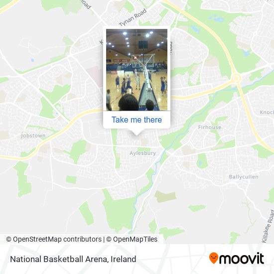 National Basketball Arena map