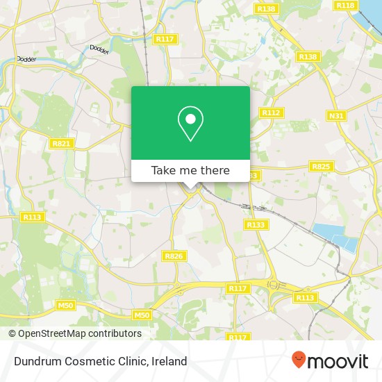 Dundrum Cosmetic Clinic map