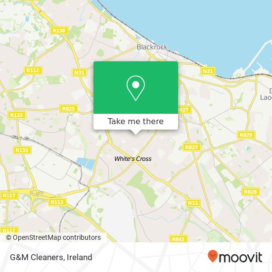 G&M Cleaners map