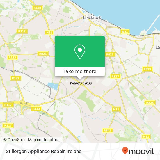 Stillorgan Appliance Repair map