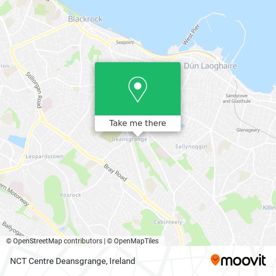 NCT Centre Deansgrange map
