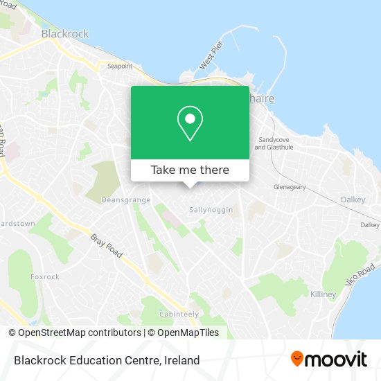 Blackrock Education Centre map