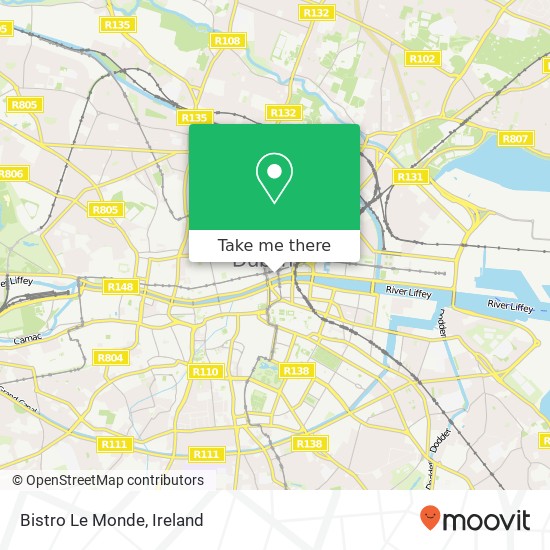 Bistro Le Monde map