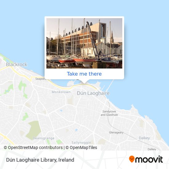 Dún Laoghaire Library map