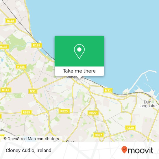 Cloney Audio map