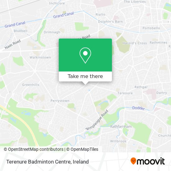 Terenure Badminton Centre map