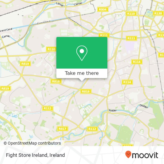 Fight Store Ireland map