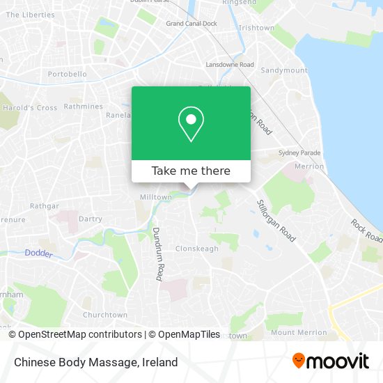 Chinese Body Massage map