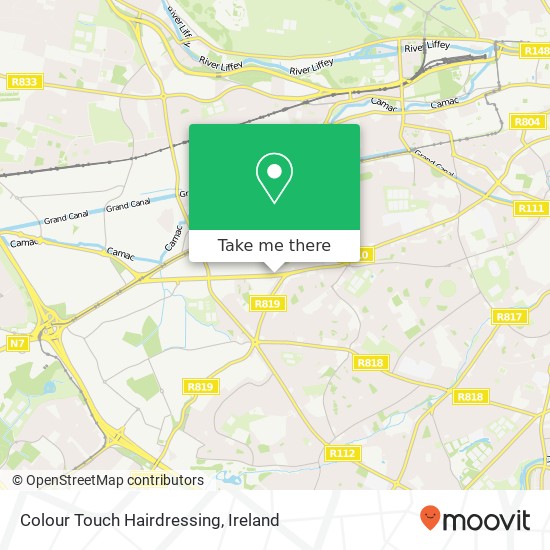 Colour Touch Hairdressing map