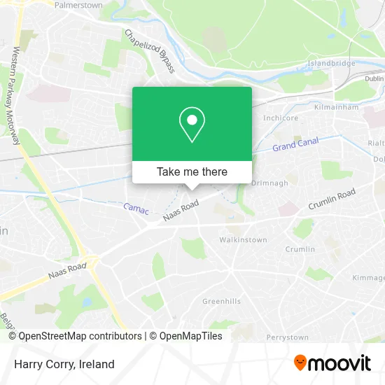 Harry Corry map
