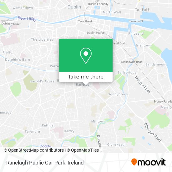 Ranelagh Public Car Park map