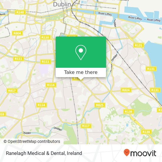 Ranelagh Medical & Dental map