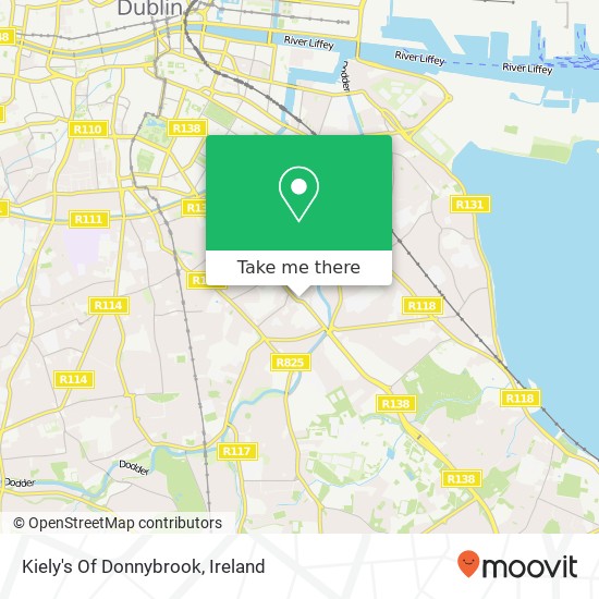 Kiely's Of Donnybrook map