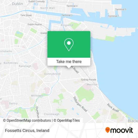 Fossetts Circus map