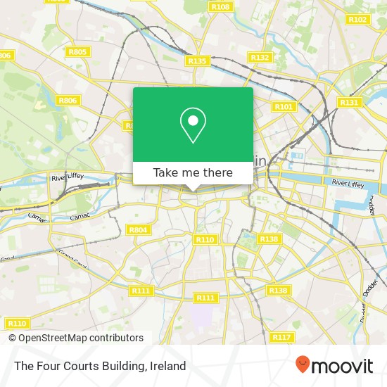The Four Courts Building map