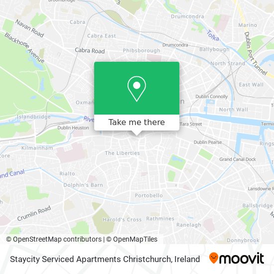 Staycity Serviced Apartments Christchurch map