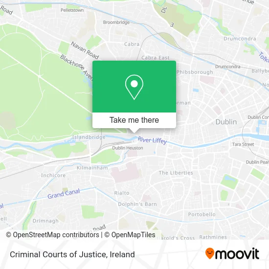 Criminal Courts of Justice map