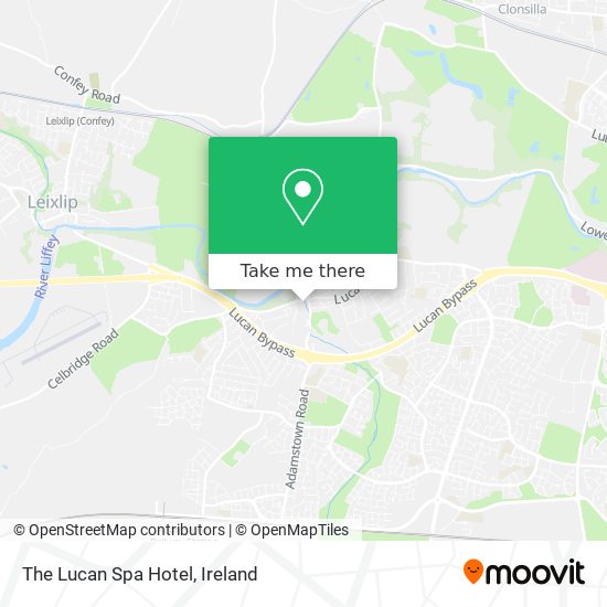 The Lucan Spa Hotel map