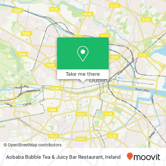 Aobaba Bubble Tea & Juicy Bar Restaurant map