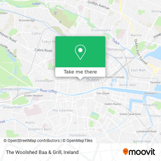 The Woolshed Baa & Grill map