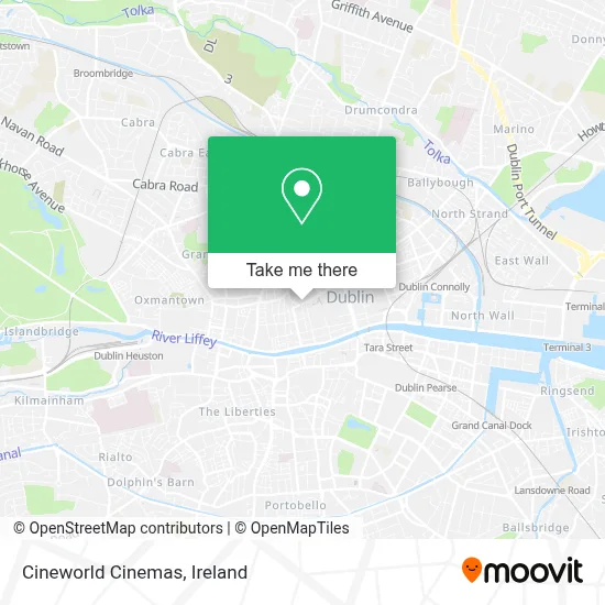 Cineworld Cinemas map