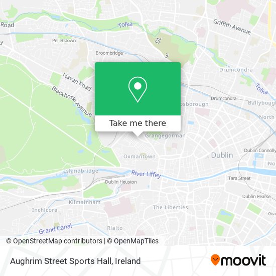 Aughrim Street Sports Hall map