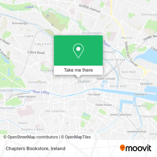 Chapters Bookstore map