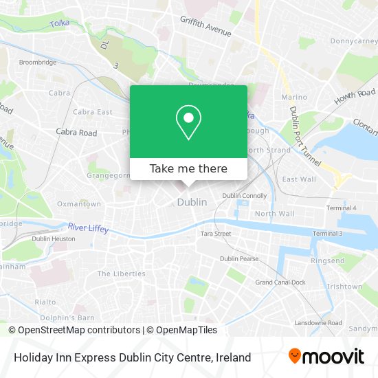 Holiday Inn Express Dublin City Centre map