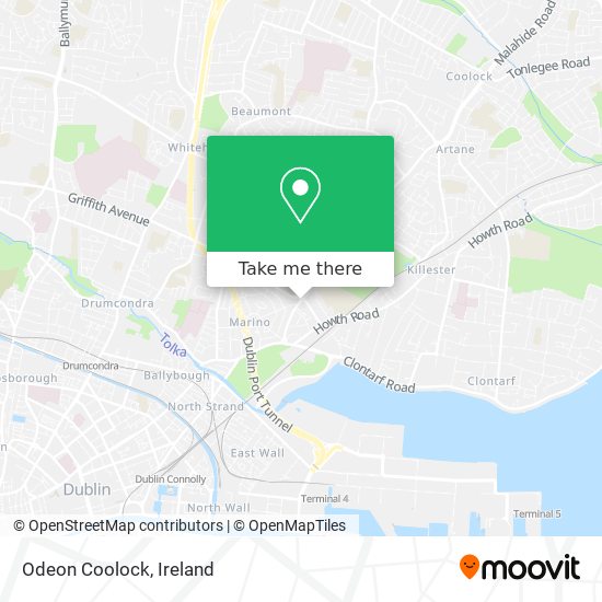 Odeon Coolock map