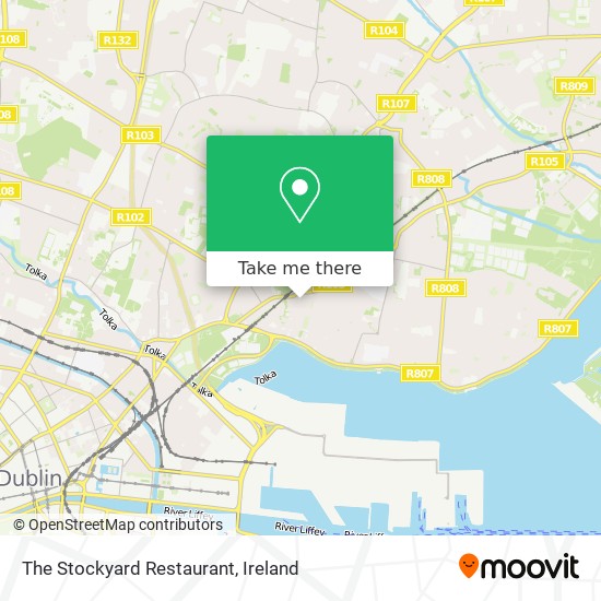The Stockyard Restaurant map
