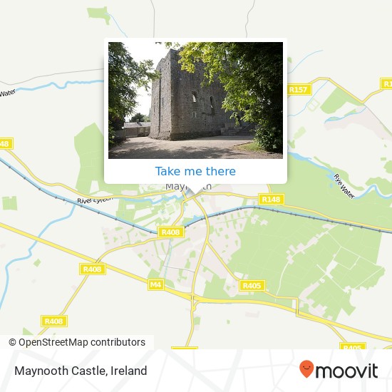 Maynooth Castle map