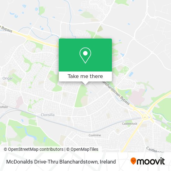 McDonalds Drive-Thru Blanchardstown map