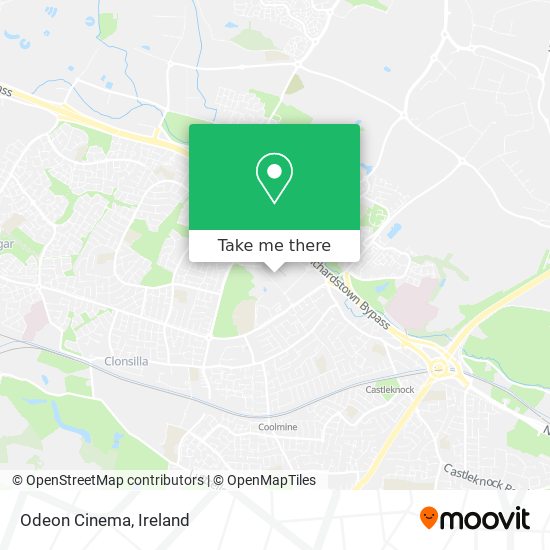 Odeon Cinema map