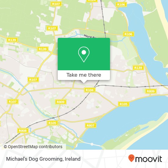 Michael's Dog Grooming map