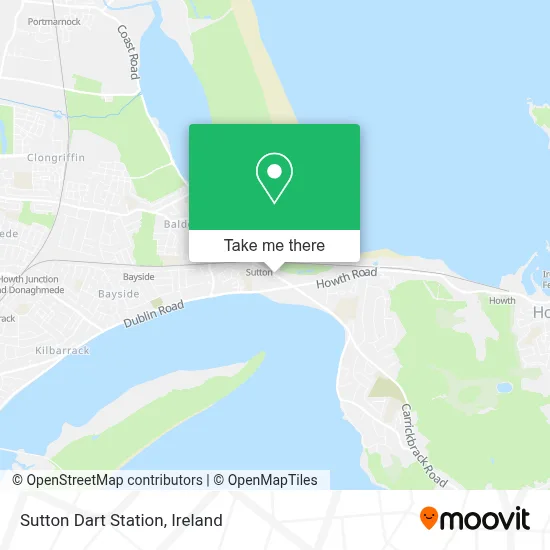 Sutton Dart Station map