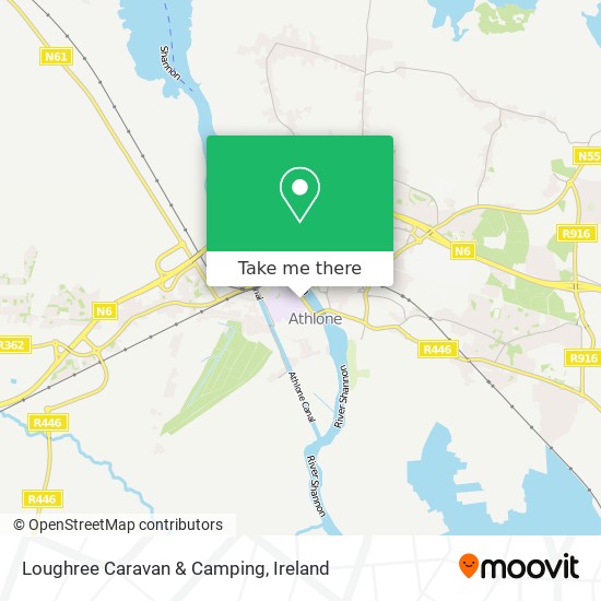 Loughree Caravan & Camping map