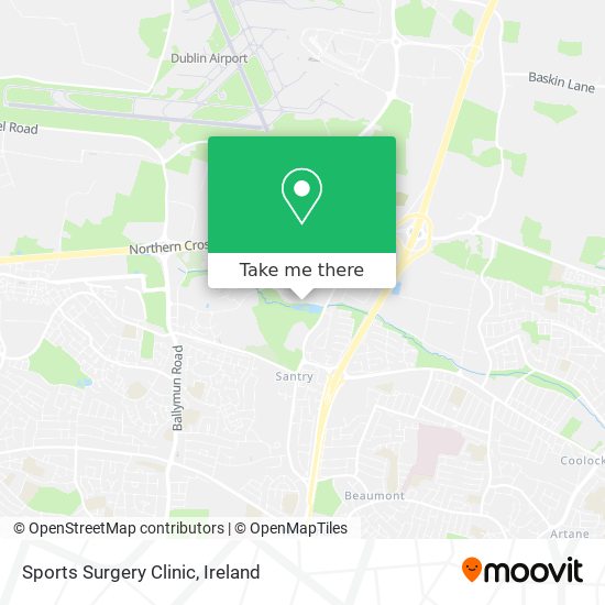 Sports Surgery Clinic map