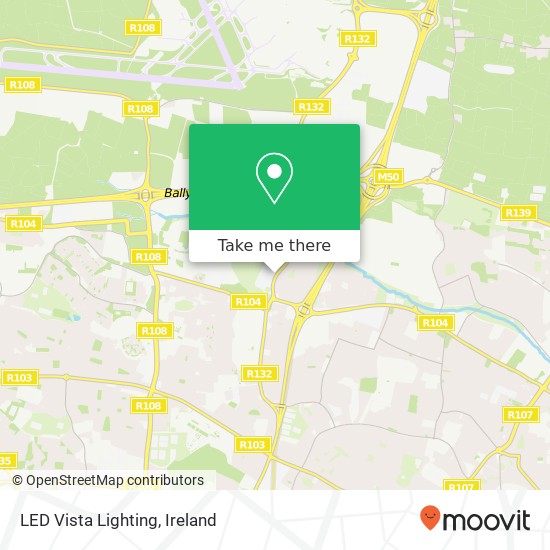 LED Vista Lighting map