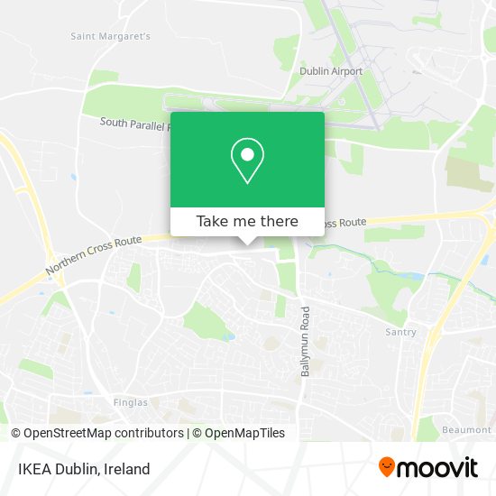 IKEA Dublin map