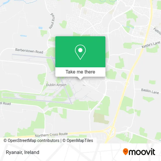 Ryanair map