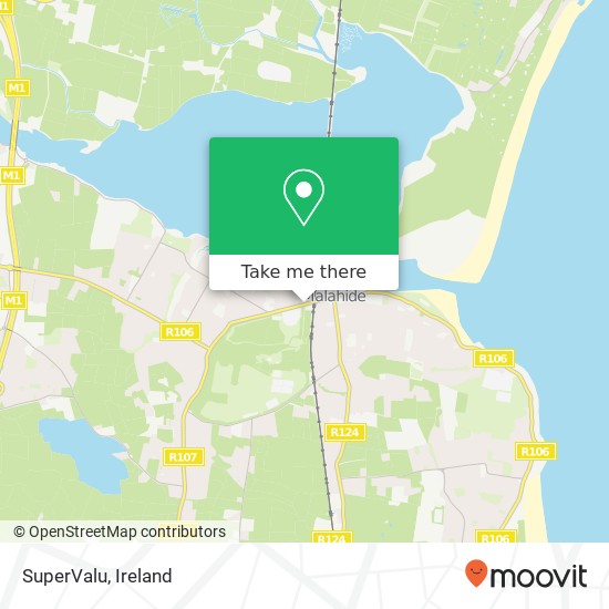 SuperValu map