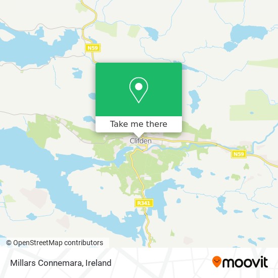 Millars Connemara map