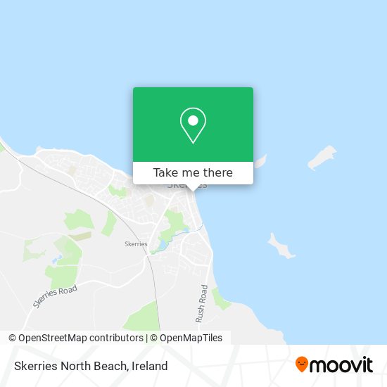 Skerries North Beach map