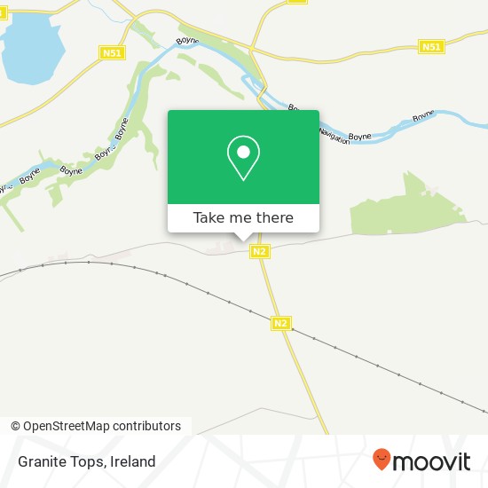 Granite Tops map