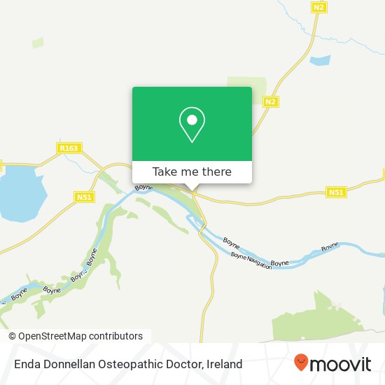 Enda Donnellan Osteopathic Doctor map